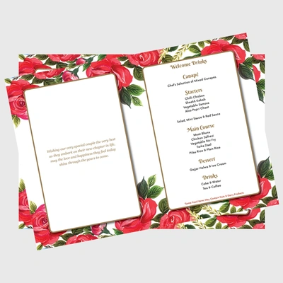 Wedding Menu - 2