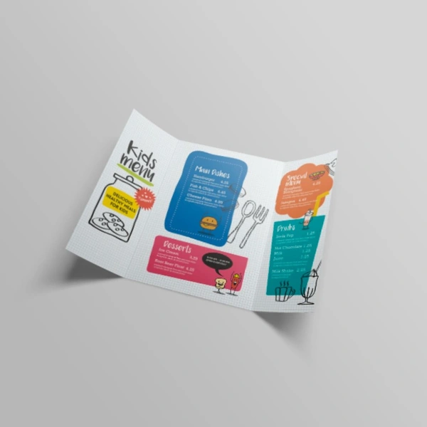 Folded Flyers Leaflets Gate Fold