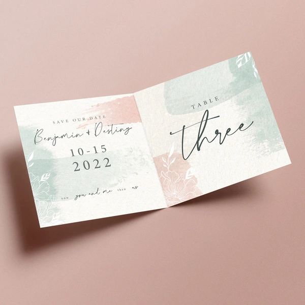  Folded Save The Date