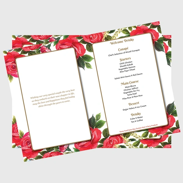  Wedding Menu - 2